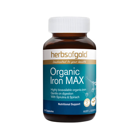 Organic Iron Max 30c - Herbs of Gold