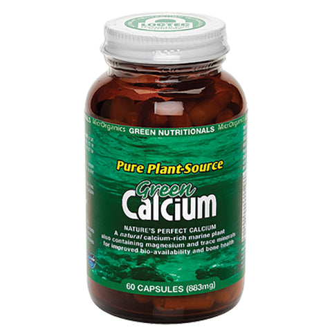 Green Calcium (Pure Plant-Source) 60c - Microrganics