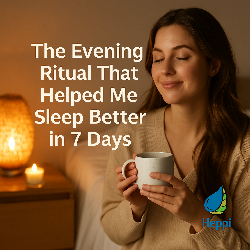 💤 The Evening Ritual That Helped Me Sleep Better in 7 Days