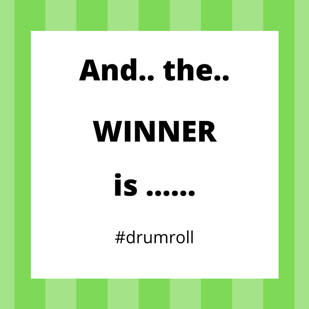 Giveaway Winner Announcement