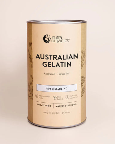 Natural Gelatin Unflavoured 500g - Nutra Organics