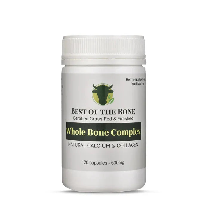 Whole Bone Complex, Natural Calcium & Collagen 120c - Best of the Bone
