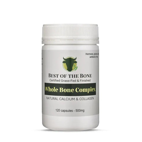 Whole Bone Complex, Natural Calcium & Collagen 120c - Best of the Bone