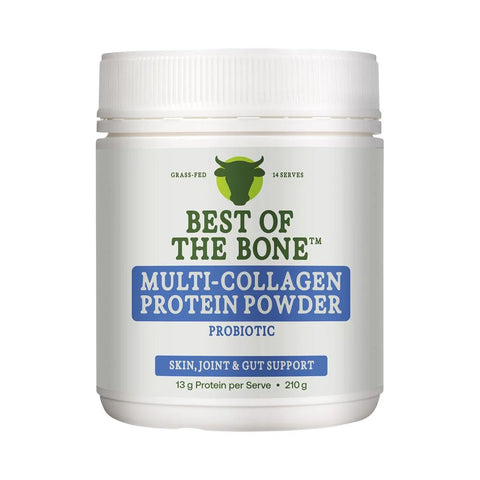 Multi Collagen Protein Powder Probiotic 210g - Best of the Bone