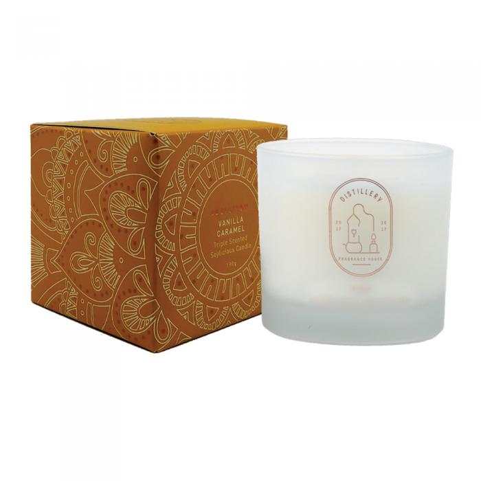 Addiction - Vanilla Caramel Soy Candle 190gr - Distillery