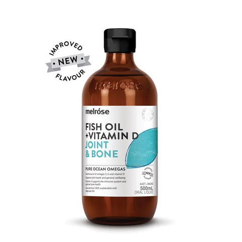 Fish Oil + Vitamin D Joint & Bone 500ml - Melrose