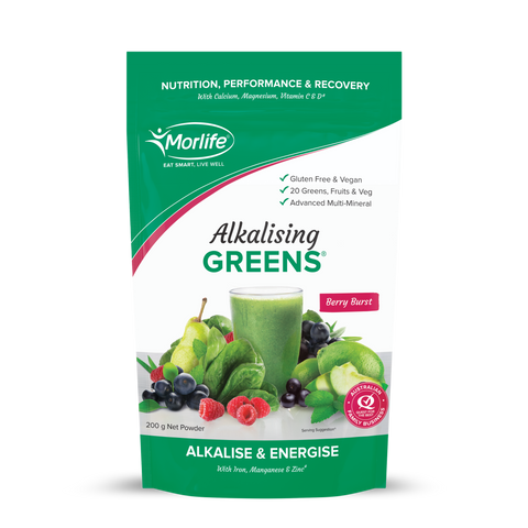 Alkalising Green - Berry Burst - 200 gr - Morlife