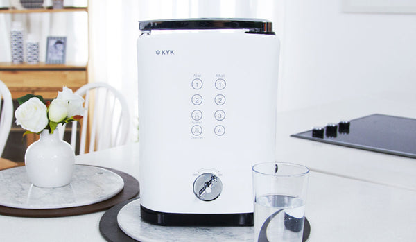 KYK HISHA - Alkaline Water Ionizer, Slim and Compact - Heppi